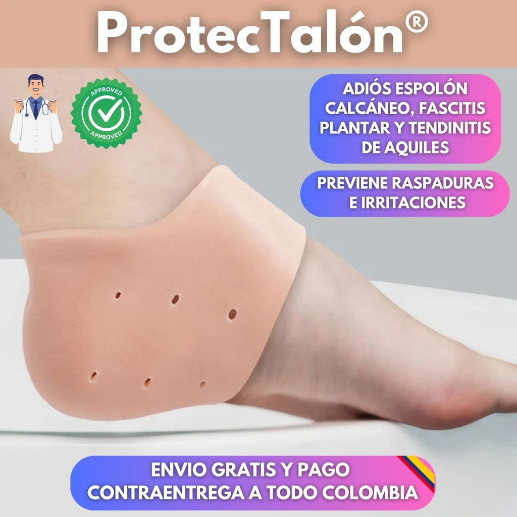 ProtecTalón® | Alivia el dolor, protege tus pies y camina con total comodidad en cualquier momento y lugar (¡Incluye un par de protectores!) ✨