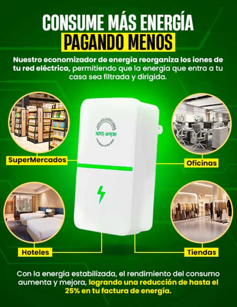 2X1 / AHORRADOR DE ENERGÍA SAVING BOX + ENVIO GRATIS