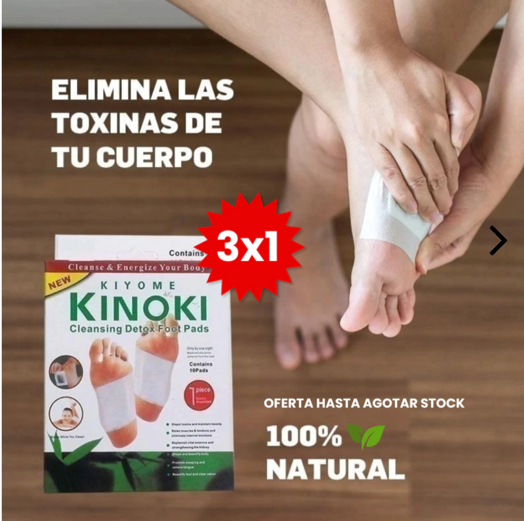 ¡PROMO 3x1! Kinoki Detox © Parche de Desintoxicación